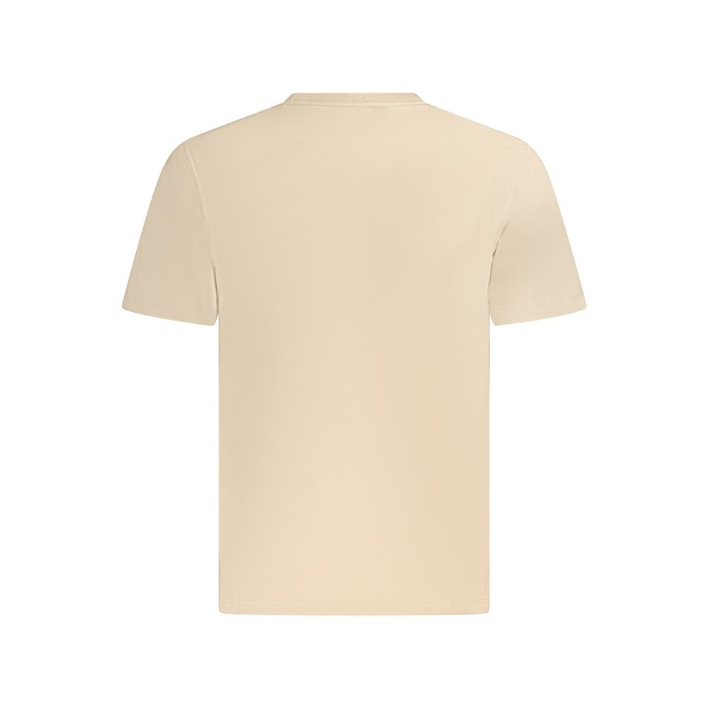 Camiseta de algodón beige