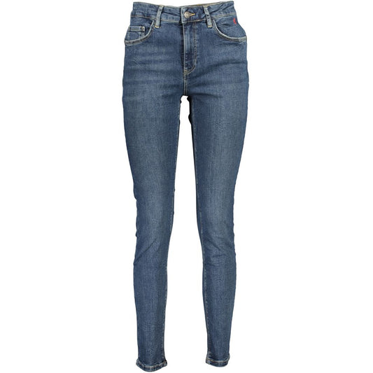 Pantalones y vaqueros de algodón azules