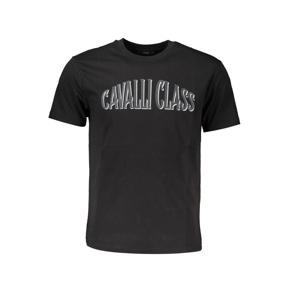 Camiseta negra de algodón para hombre