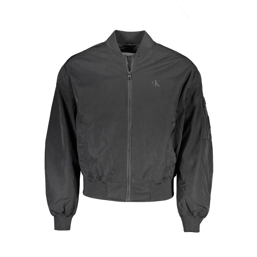 Elegante chaqueta de manga larga con cremallera