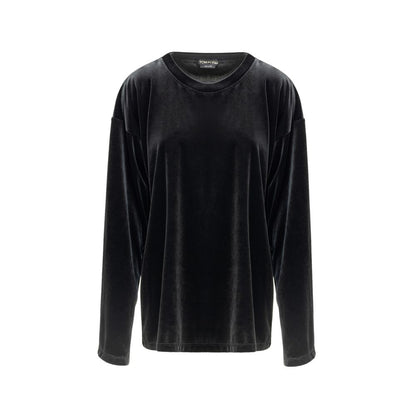 Black Synthetic Tops & T-Shirt