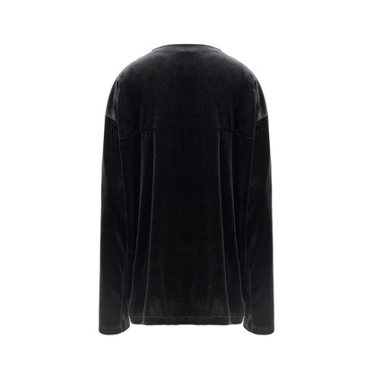 Black Synthetic Tops & T-Shirt