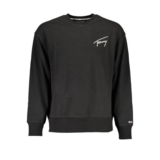 Jersey Negro Algodón Hombre