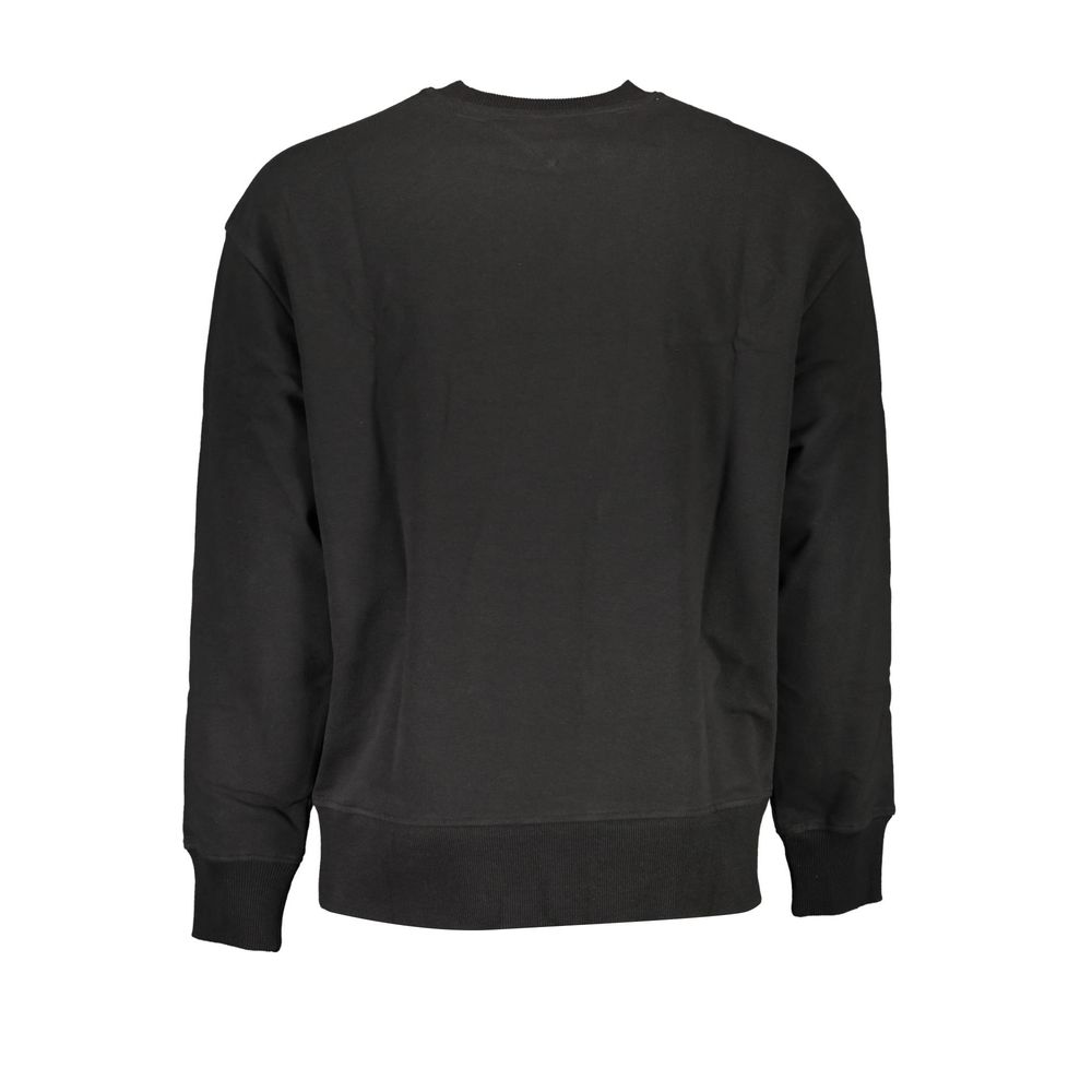 Jersey Negro Algodón Hombre