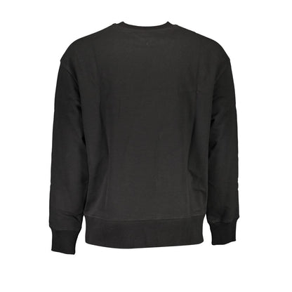 Jersey Negro Algodón Hombre