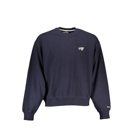 Jersey azul de algodón para hombre