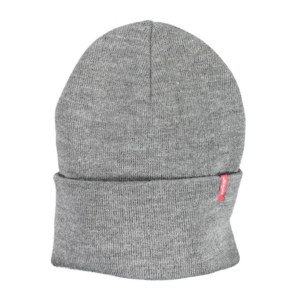 Gorra acrílica gris para hombre