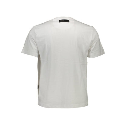 Camiseta blanca de algodón para hombre