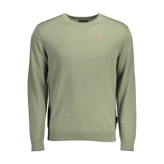 Jersey de lana verde para hombre