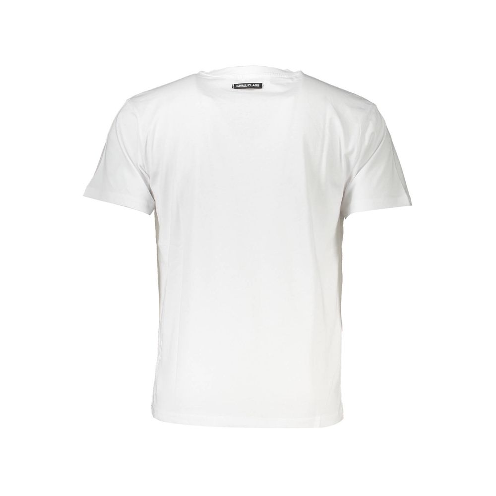 Camiseta blanca de algodón para hombre