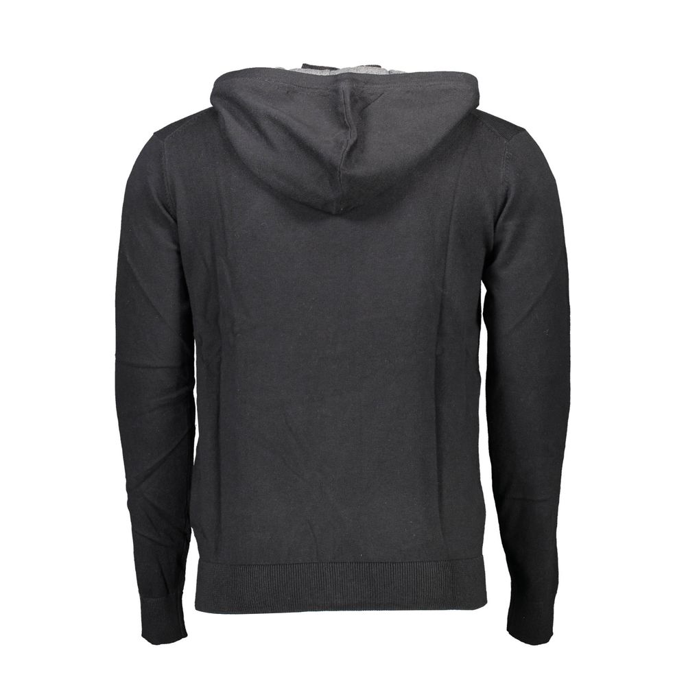 Jersey Negro Algodón Hombre