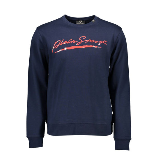 Jersey azul de algodón para hombre