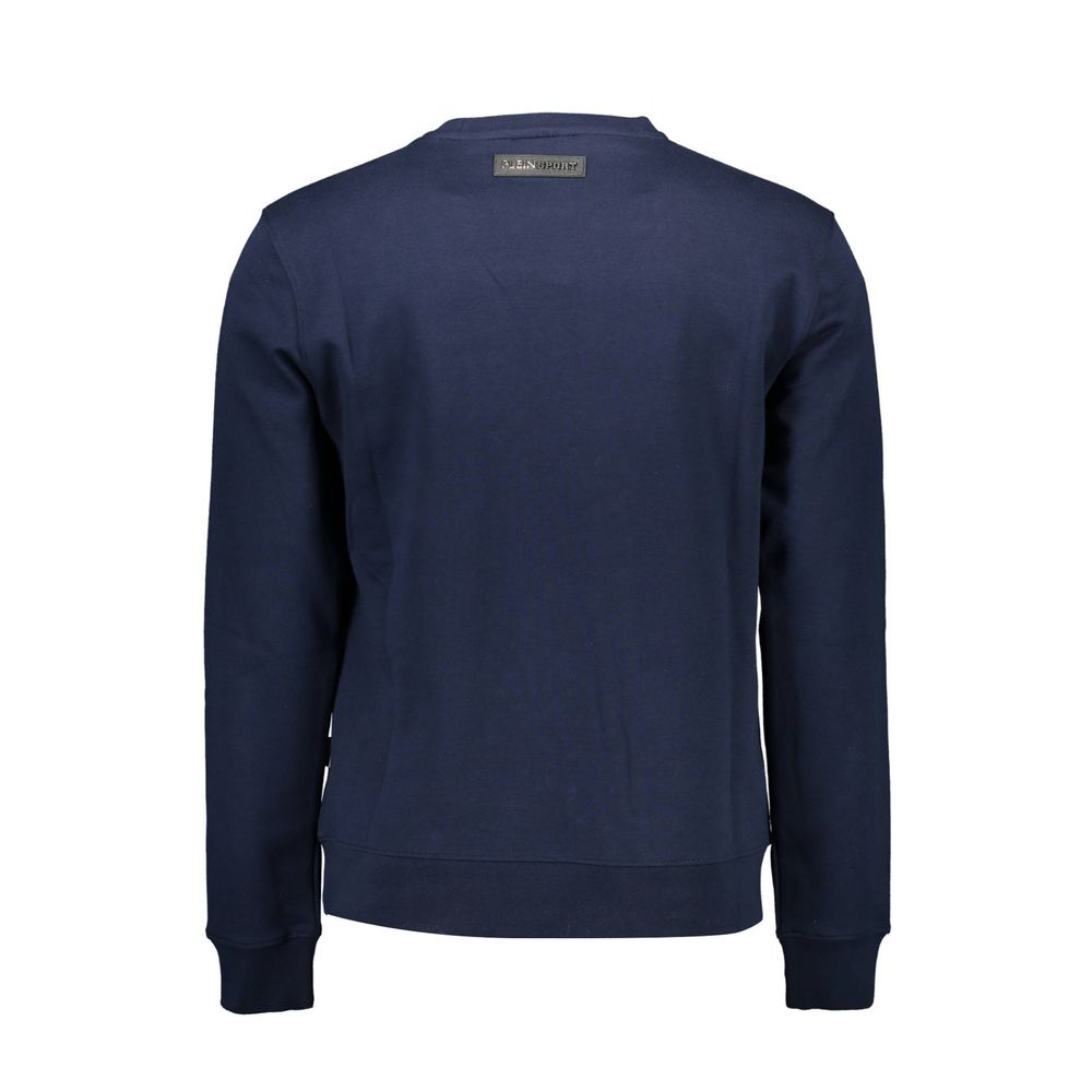 Jersey azul de algodón para hombre