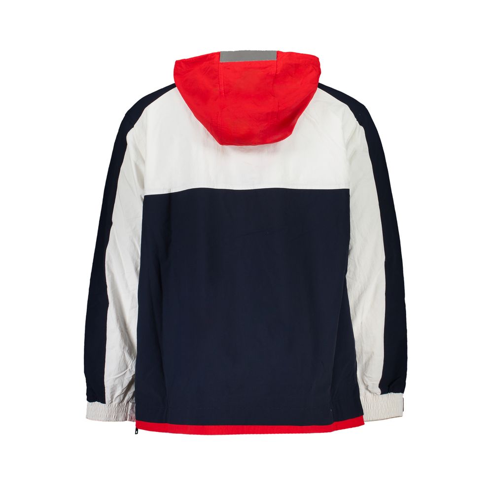 Chaqueta azul de poliamida