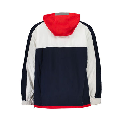 Chaqueta azul de poliamida