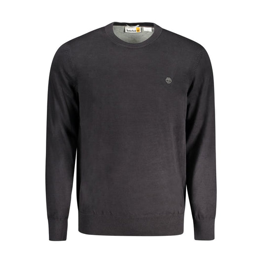 Jersey Negro Algodón Hombre
