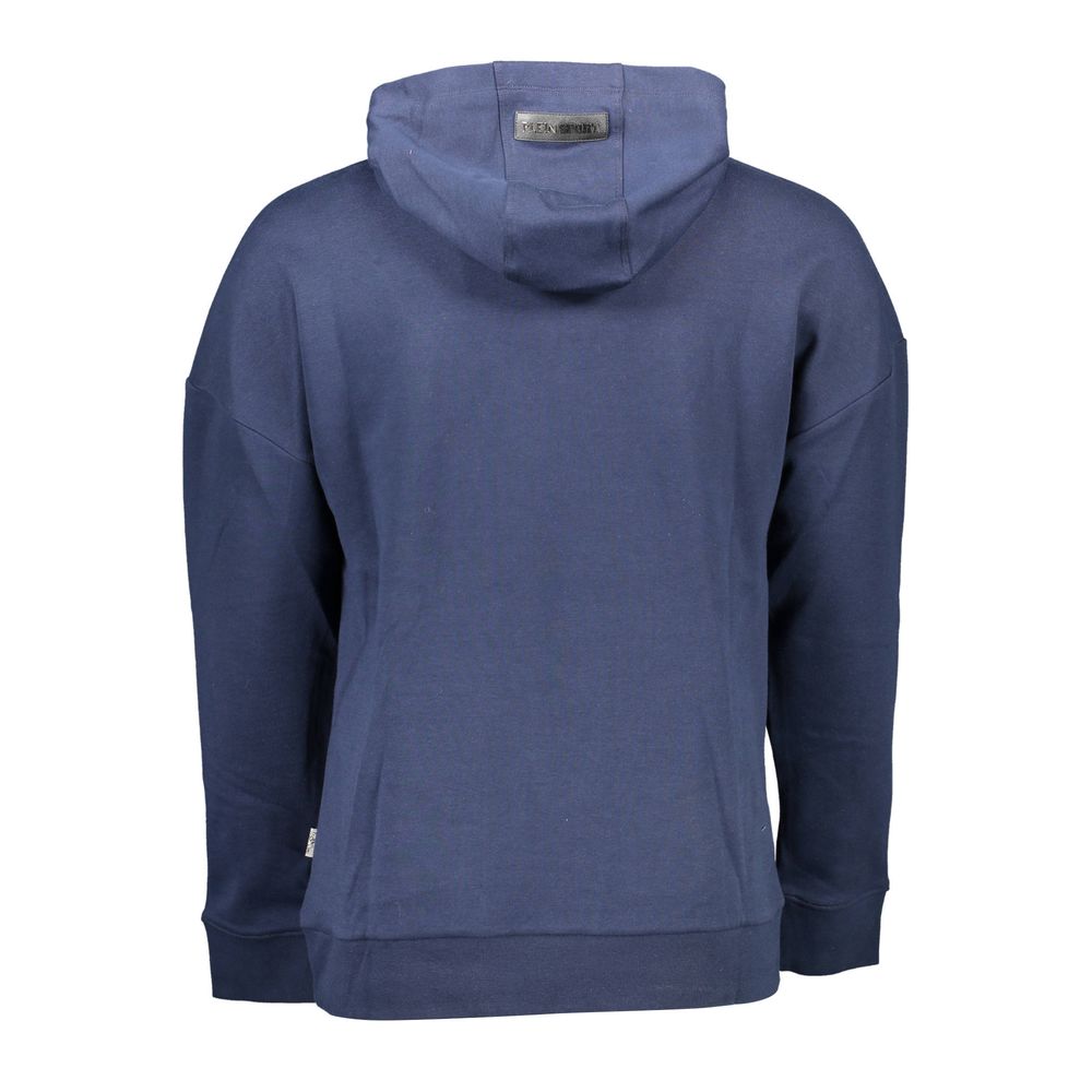 Jersey azul de algodón para hombre