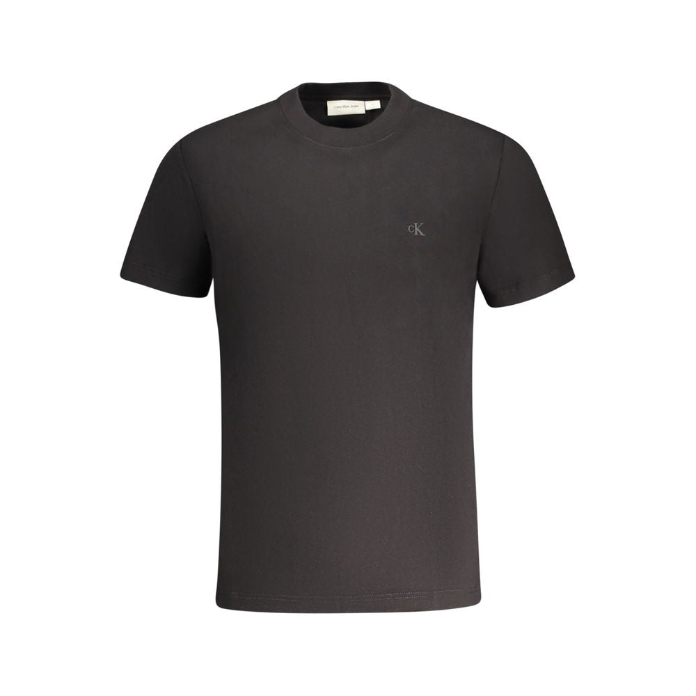 Camiseta negra de algodón para hombre
