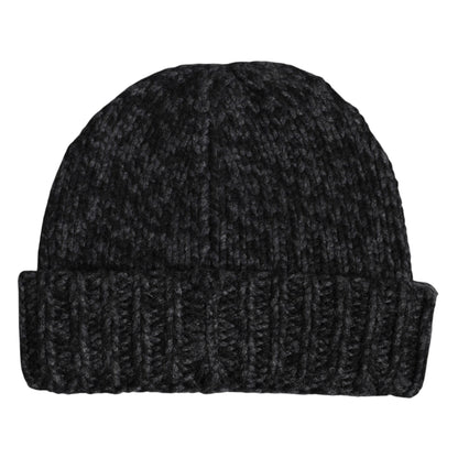 Gray Cashmere Knitted Winter Beanie Hat