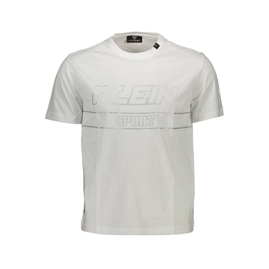 Camiseta blanca de algodón para hombre