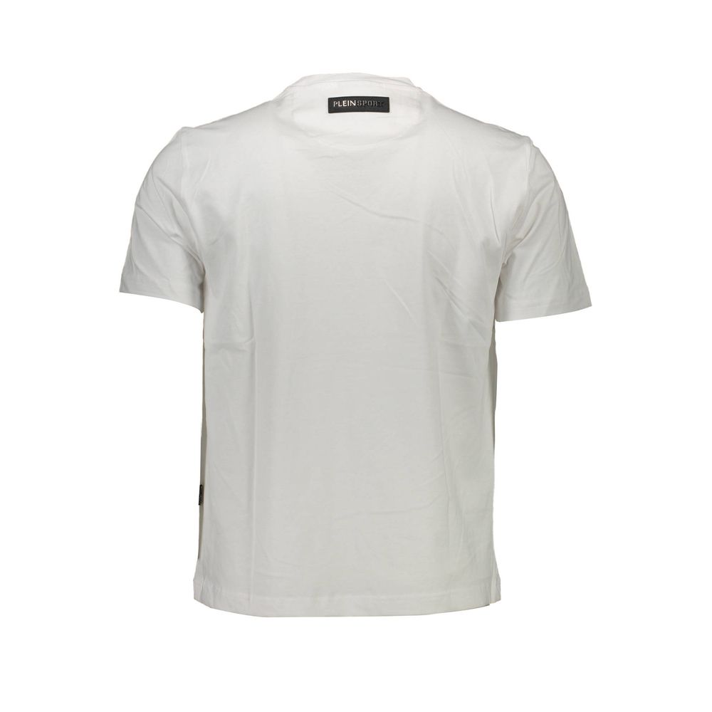 Camiseta blanca de algodón para hombre