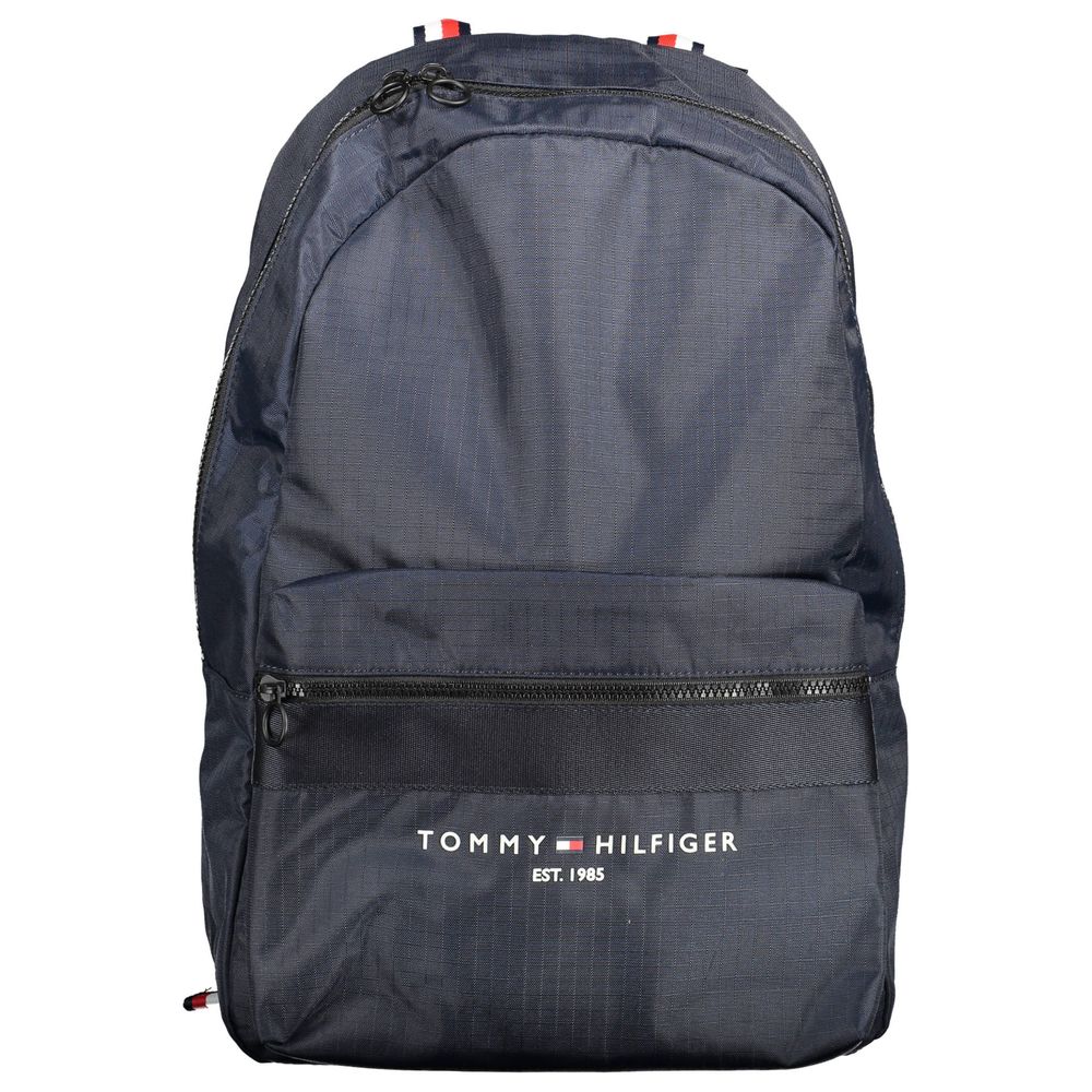 Mochila de poliéster azul para hombre
