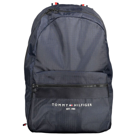 Mochila de poliéster azul para hombre