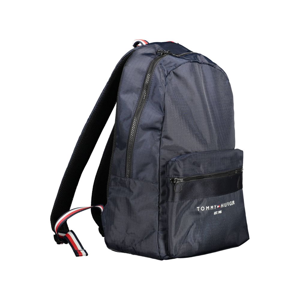 Mochila de poliéster azul para hombre