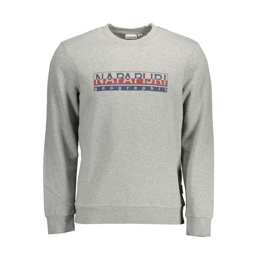 Jersey gris de algodón para hombre