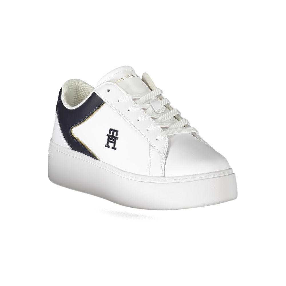 Zapatilla blanca de poliéster