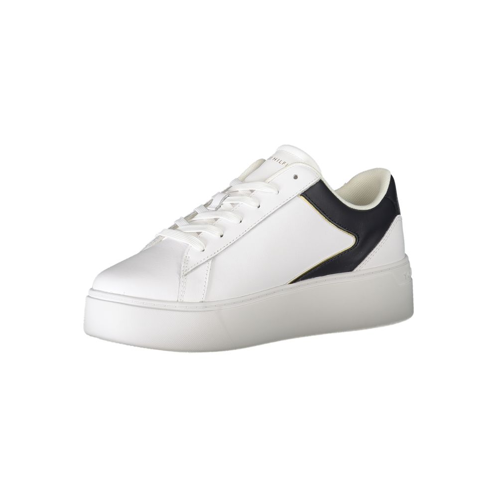Zapatilla blanca de poliéster