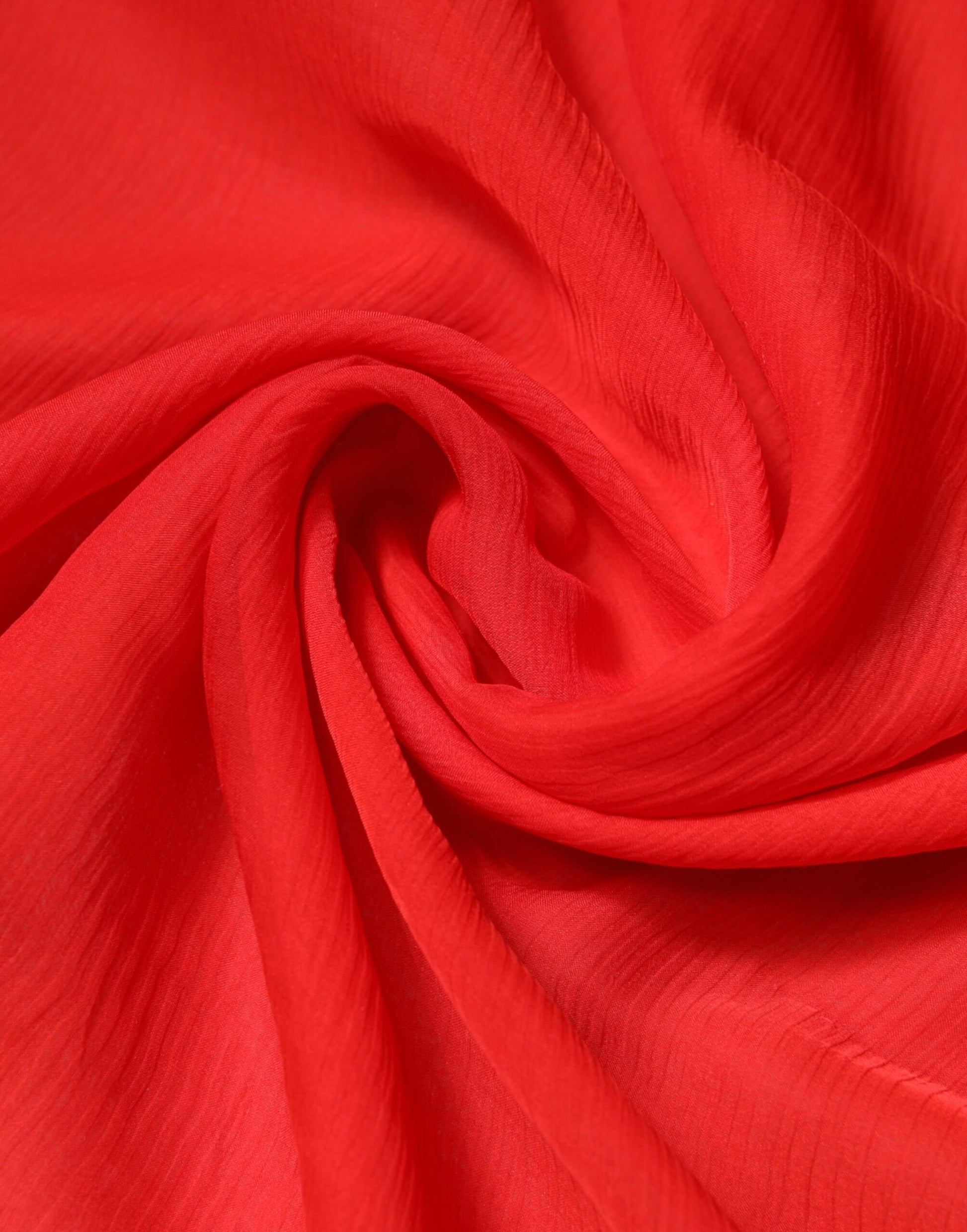 Red Silk Rectangle Women Wrap Shawl Scarf
