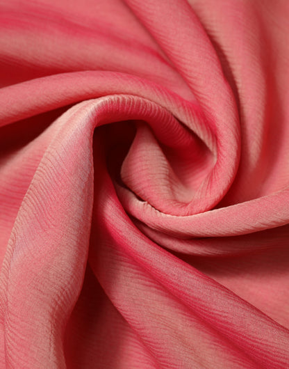 Pink Silk Rectangle Women Wrap Shawl Scarf