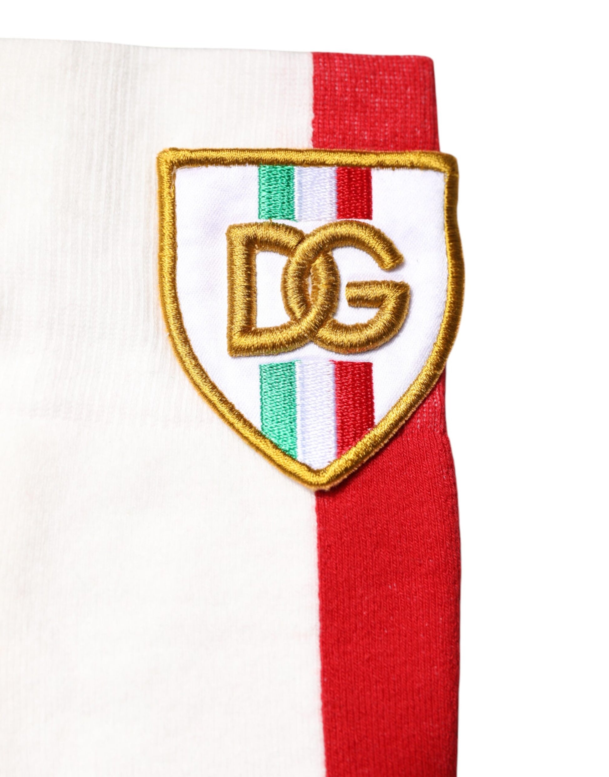 Multicolor Cotton DG Logo Patch Mid Calf Socks