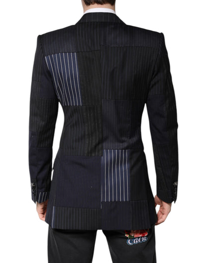Multicolor Patchwork Jacket Coat Suit Blazer