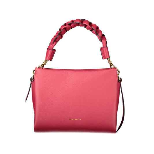 Bolso de piel rojo