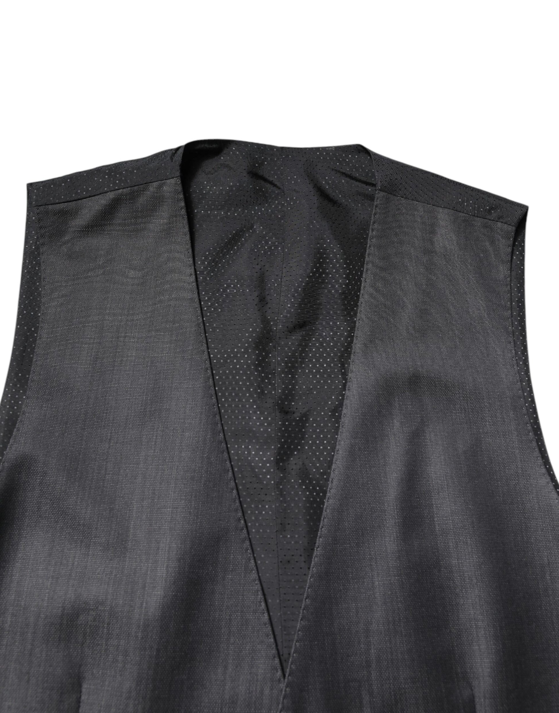 Chaleco Negro Lana Vestido Chaleco Formal