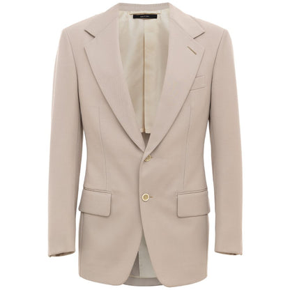 Beige Wool Suit & Blazer