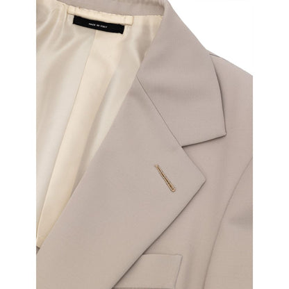 Beige Wool Suit & Blazer