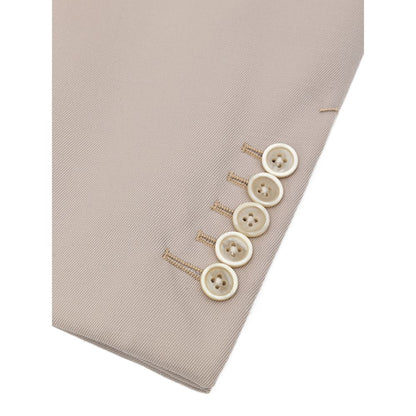 Beige Wool Suit & Blazer