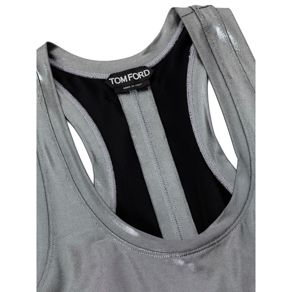 Gray Viscose Clothing