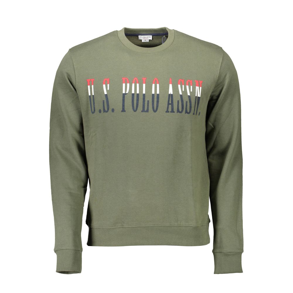 Jersey verde de algodón para hombre