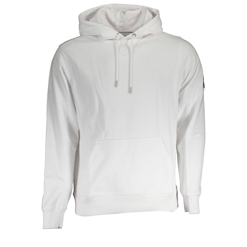 Sudadera blanca de algodón para hombre