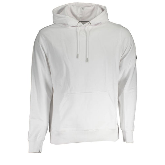 Sudadera blanca de algodón para hombre