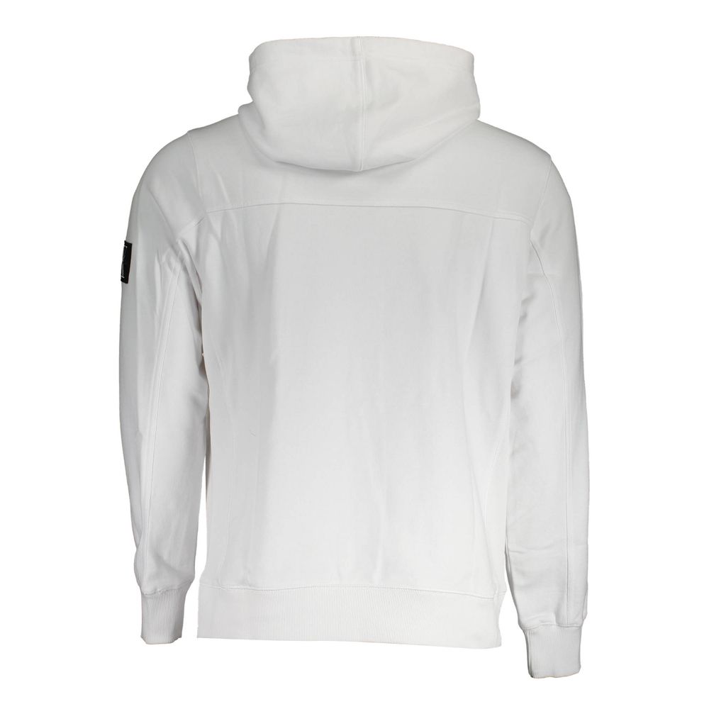 Sudadera blanca de algodón para hombre
