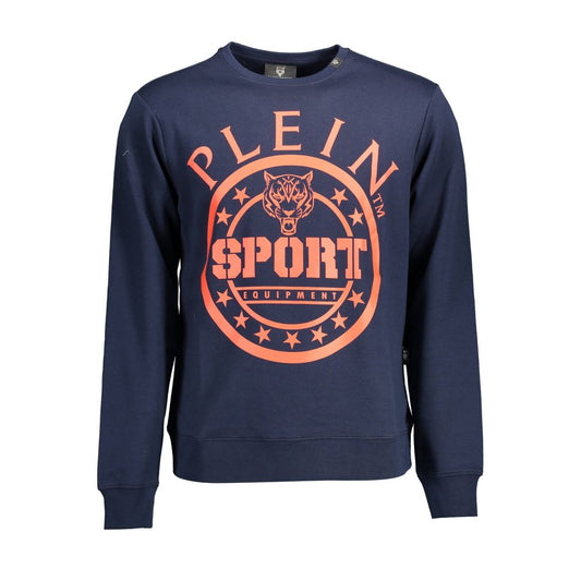 Jersey azul de algodón para hombre
