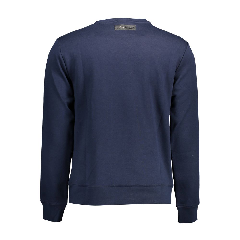 Jersey azul de algodón para hombre