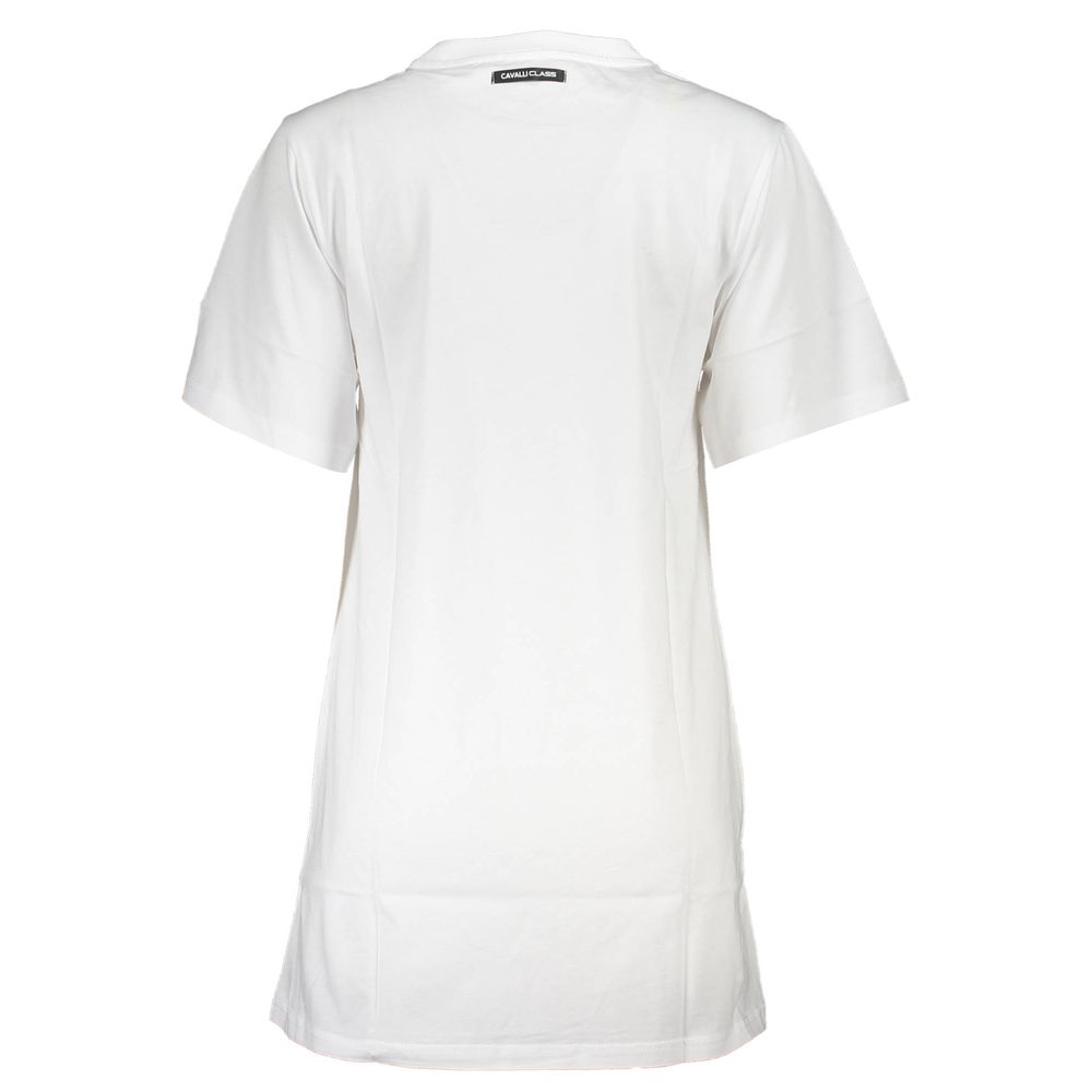 Vestido blanco de algodón para mujer