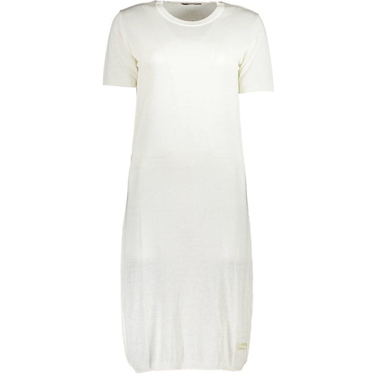 Vestido Blanco Viscosa Mujer