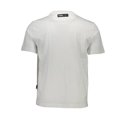 Camiseta blanca de algodón para hombre